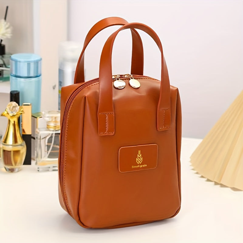 Makeup Bag Travel Case With Handle Large Capacity Toiletry Bag