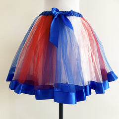 American Independence Feather Headband & Tulle Skirt Set