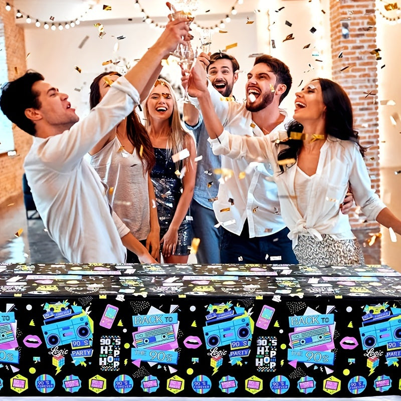 Hip Hop Party Tablecloth Throwback Event Supplies