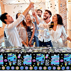 Hip Hop Party Tablecloth Throwback Event Supplies