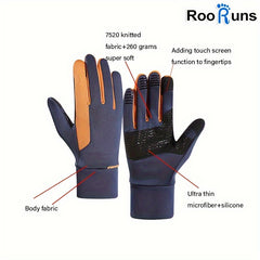RooRuns Winter Cycling Gloves for Men and Women