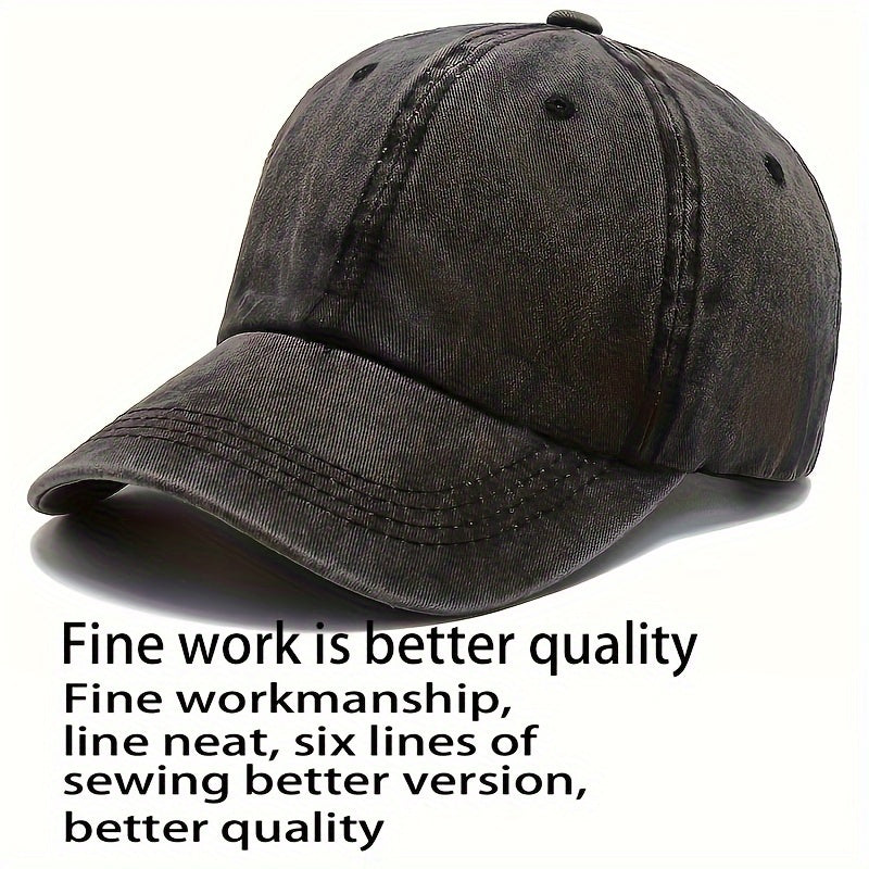 Printed Baseball Cap For Men And Women Vintage Dad Hat