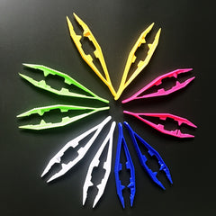 5pcs Plastic Tweezers for DIY Home Projects