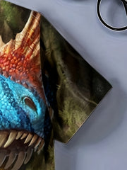 3D Dinosaur Print Kids T shirt Casual Short Sleeve Top Boy's Clothes