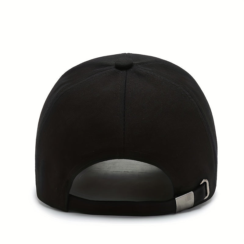 Cotton Baseball Cap Buckle Back Hat For Men Women Lightweight