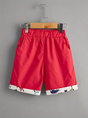 Boys Dino Print 2pc Set Shirt & Shorts