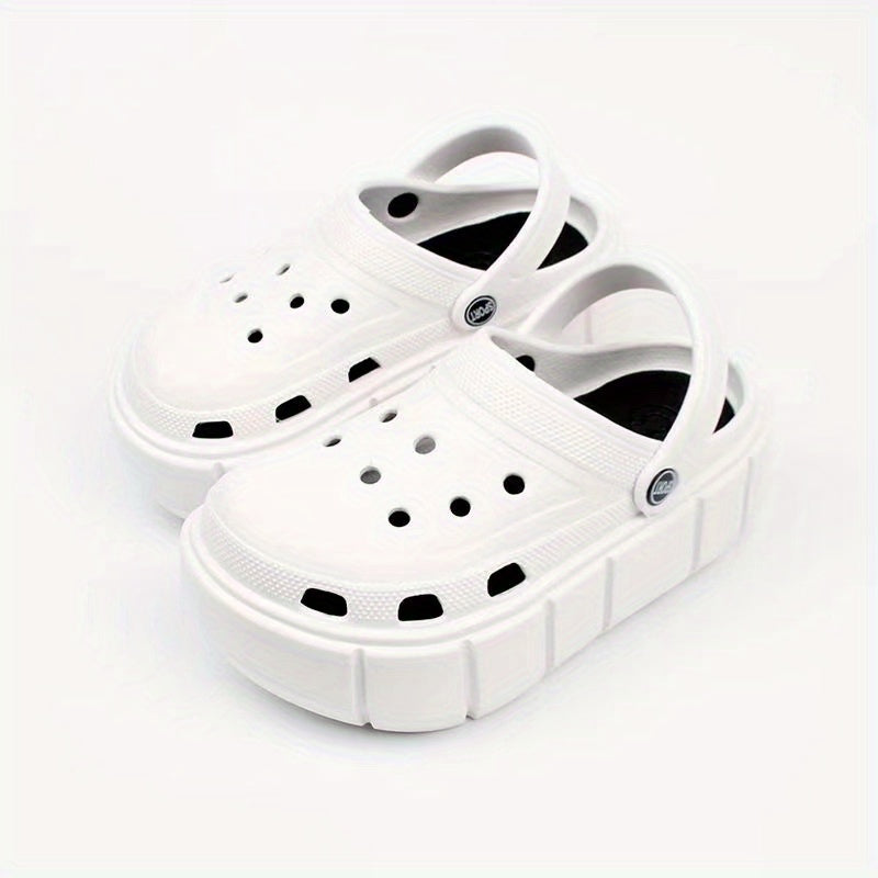 Women's Closed Toe Slip On Platform Clogs Comfortable Shoes