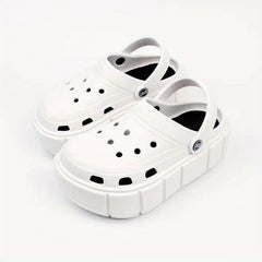Women's Closed Toe Slip On Platform Clogs Comfortable Shoes