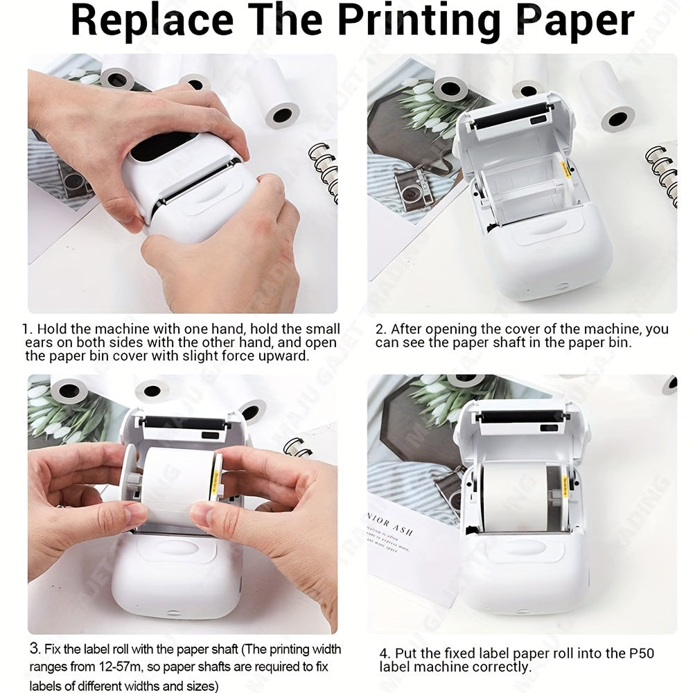 310 Sheets Thermal Label Printing Paper for P50/D100 Label Machine Tapes