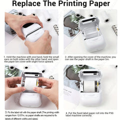 310 Sheets Thermal Label Printing Paper for P50/D100 Label Machine Tapes