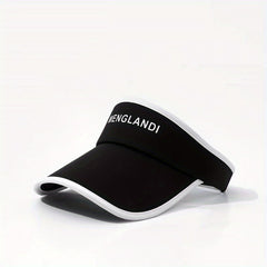 Print Ponytail Visor Hat Lightweight UV Protection Travel Beach Hats