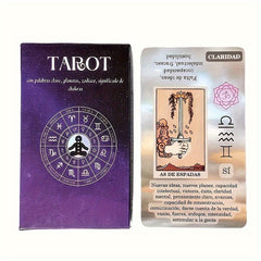 Tarot Cards in Spanish 78pcs Future Fate Indicator Board Game