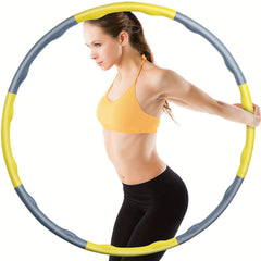 Portable ABS 8 Section Massage Fitness Hoop for Core Training