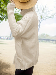 Long Sleeve Turtleneck Sweater Women's Oversized Pullover