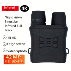 4K Night Vision Binoculars Camouflage 7' Large Screen Rechargeable Lithium