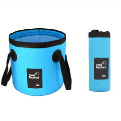 5 Gallon Folding Bucket Portable Water Storage Container Camping Fishing Travel