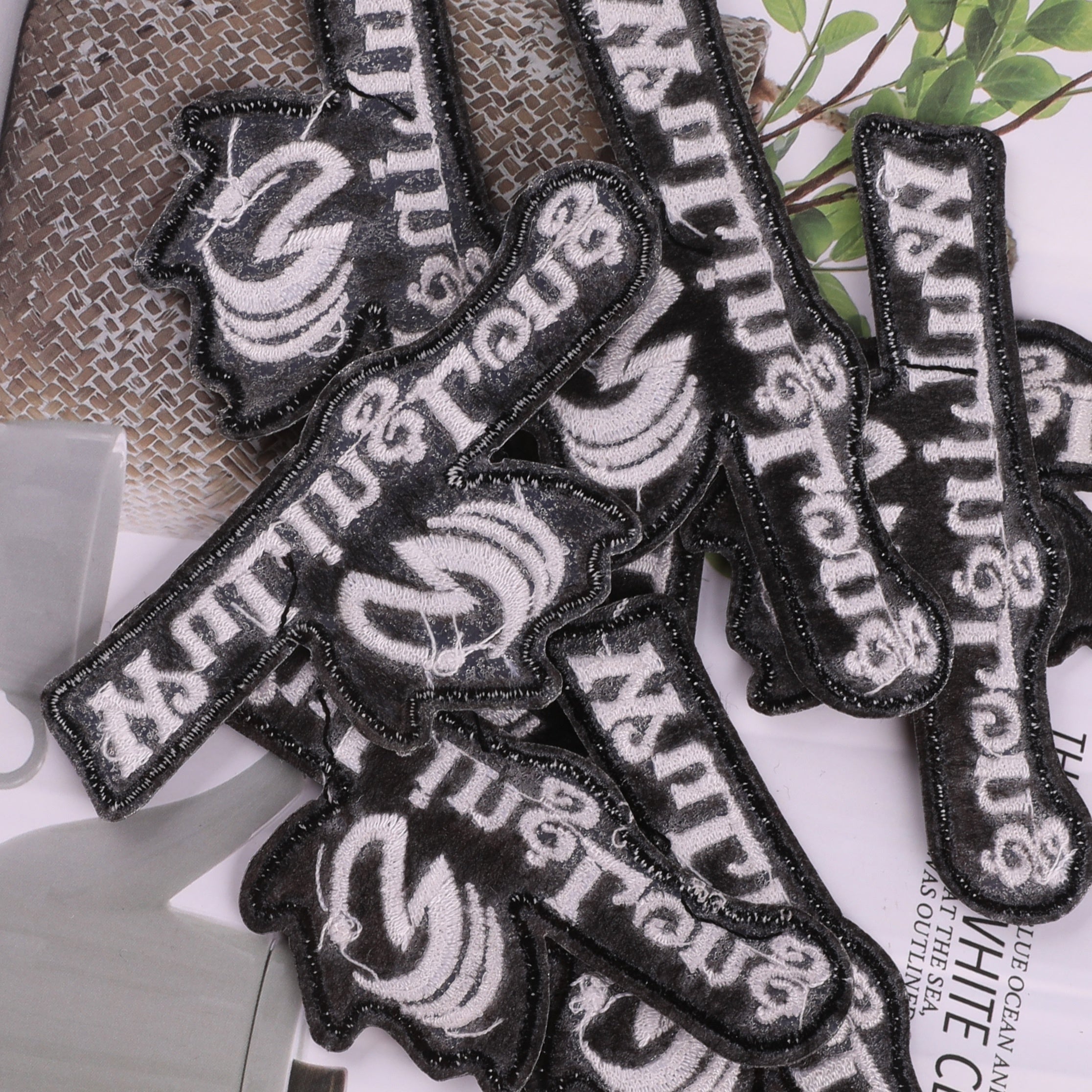 8pcs Letter Patches For Boys Clothing Hat DIY Ironing Style Cloth