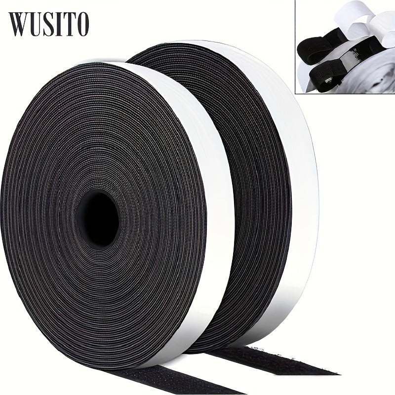Hook And Loop Tape Sticky Back Fastener Roll 2.01 Cm Nylon Self Adhesive