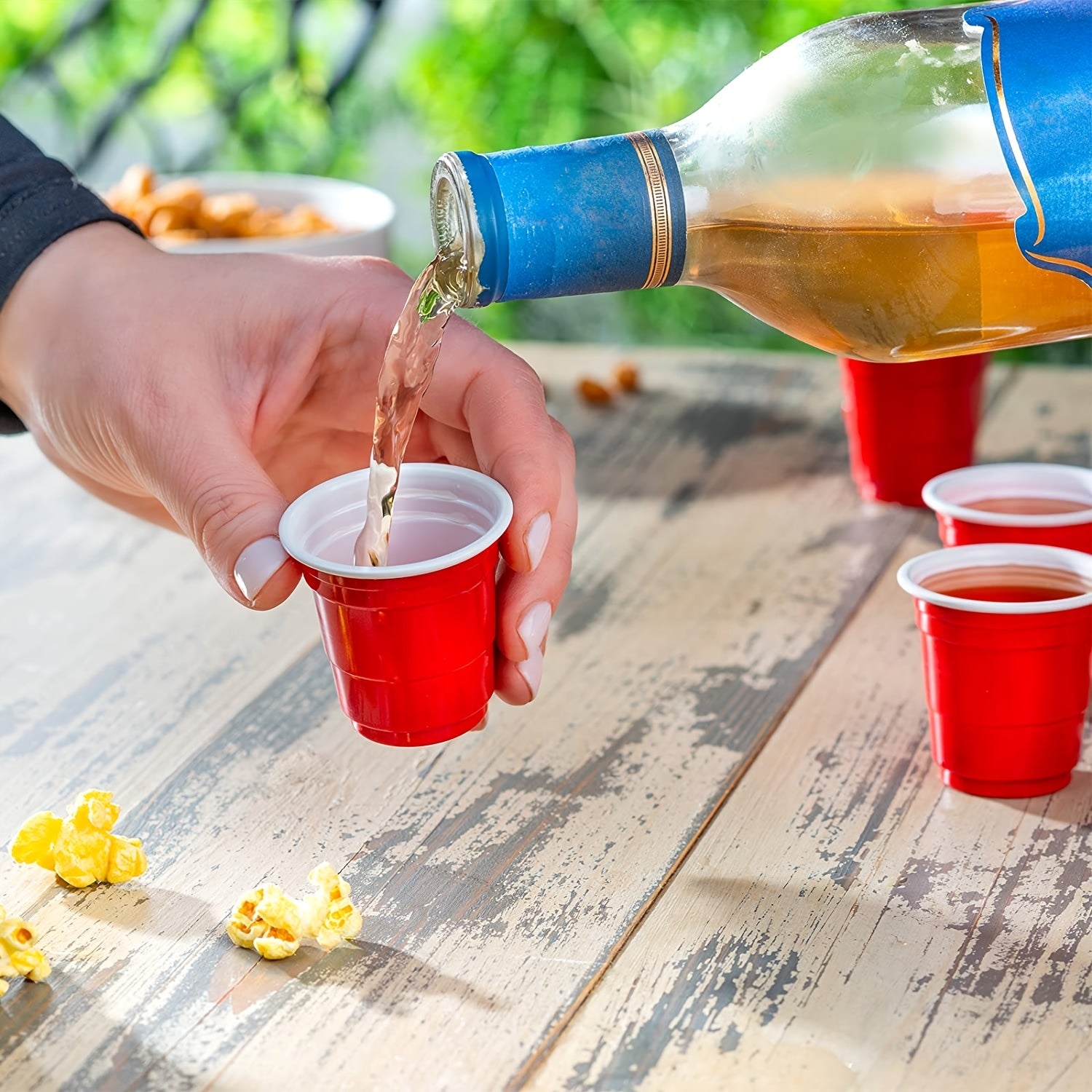 Red Disposable Jelly Shot Glasses 2oz - Pack of 50-100