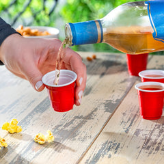 Red Disposable Jelly Shot Glasses 2oz - Pack of 50-100