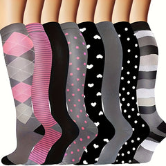 Men's Compression Sport Socks Sweat Absorbing Nylon Blend Socks