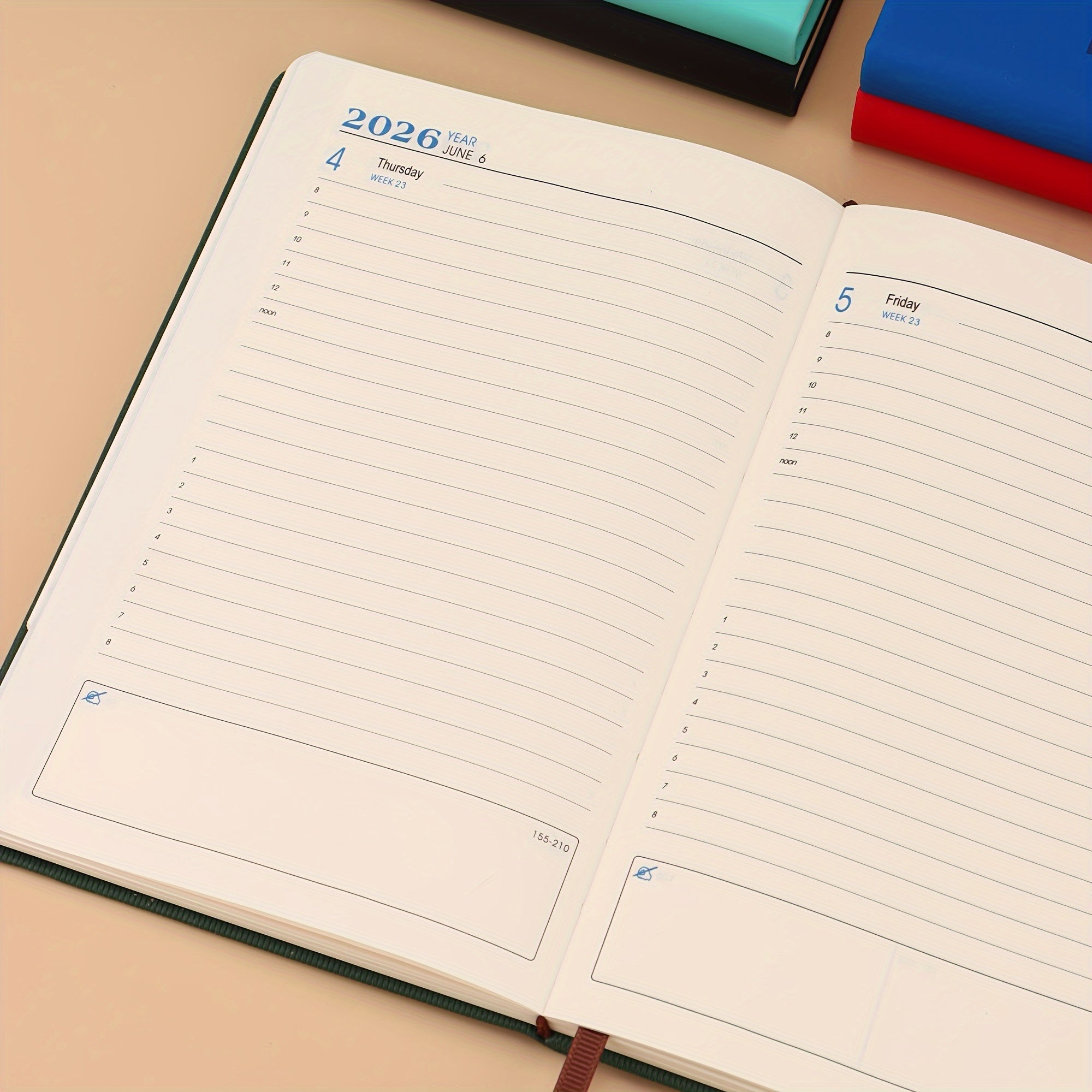 2026 Planner Daily Monthly Organizer w/ Quotes Personalized Name Space Green Ora