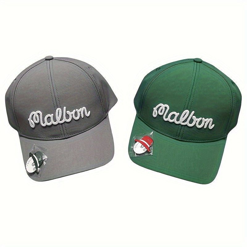 Golf Hat With Ball Marker Adjustable Baseball Cap
