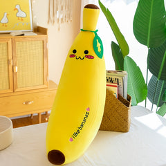 Banana Plush Toy Pillow Soft Comfortable for Hugging Playing Home Decor