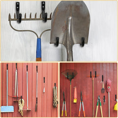 6pcs Garage Heavy Duty Hooks For Hanging Garage Supplies Storage