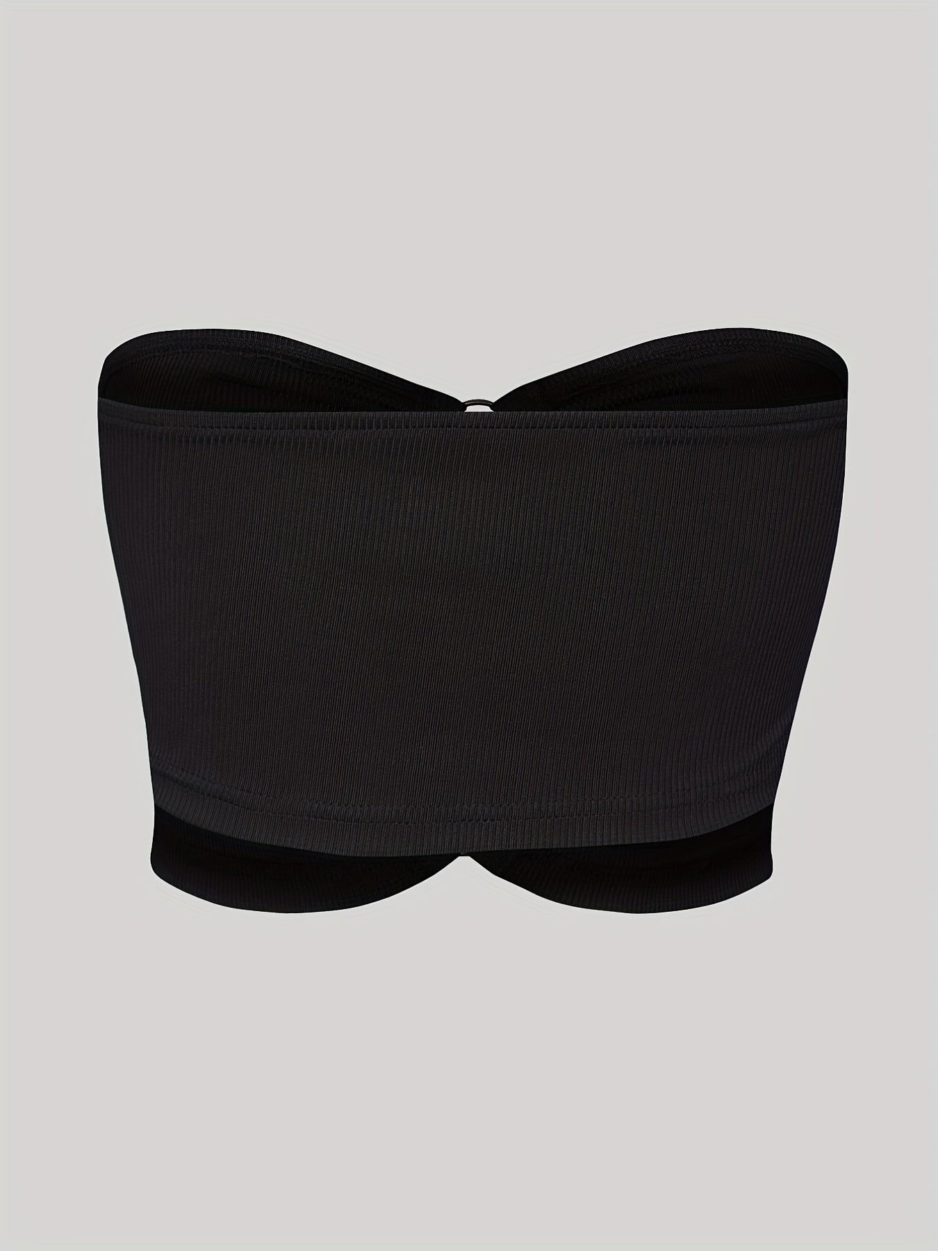 Pleated Bandeau Tube Top for Summer