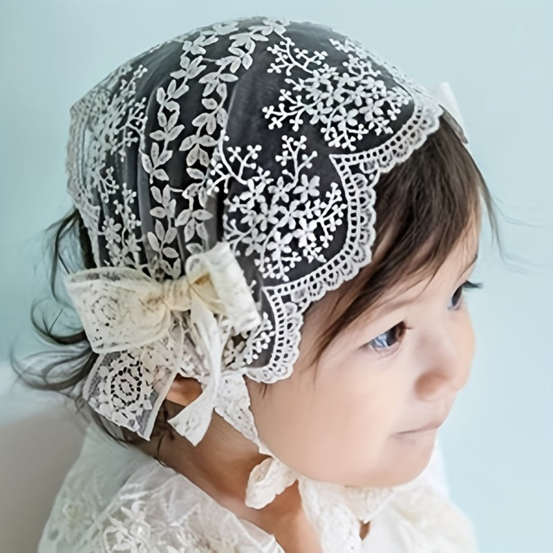 Princess Hair Accessories Baptism Wide Headband For Baby Girls