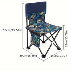 Portable Outdoor Folding Chair for Camping Fishing and Barbecue