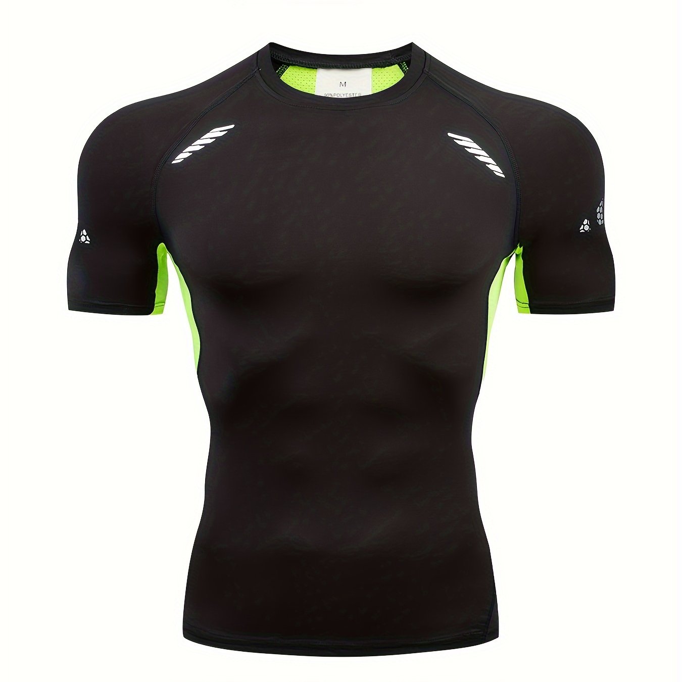 Men's Short Sleeve Compression Shirt Moisture Wicking Baselayer