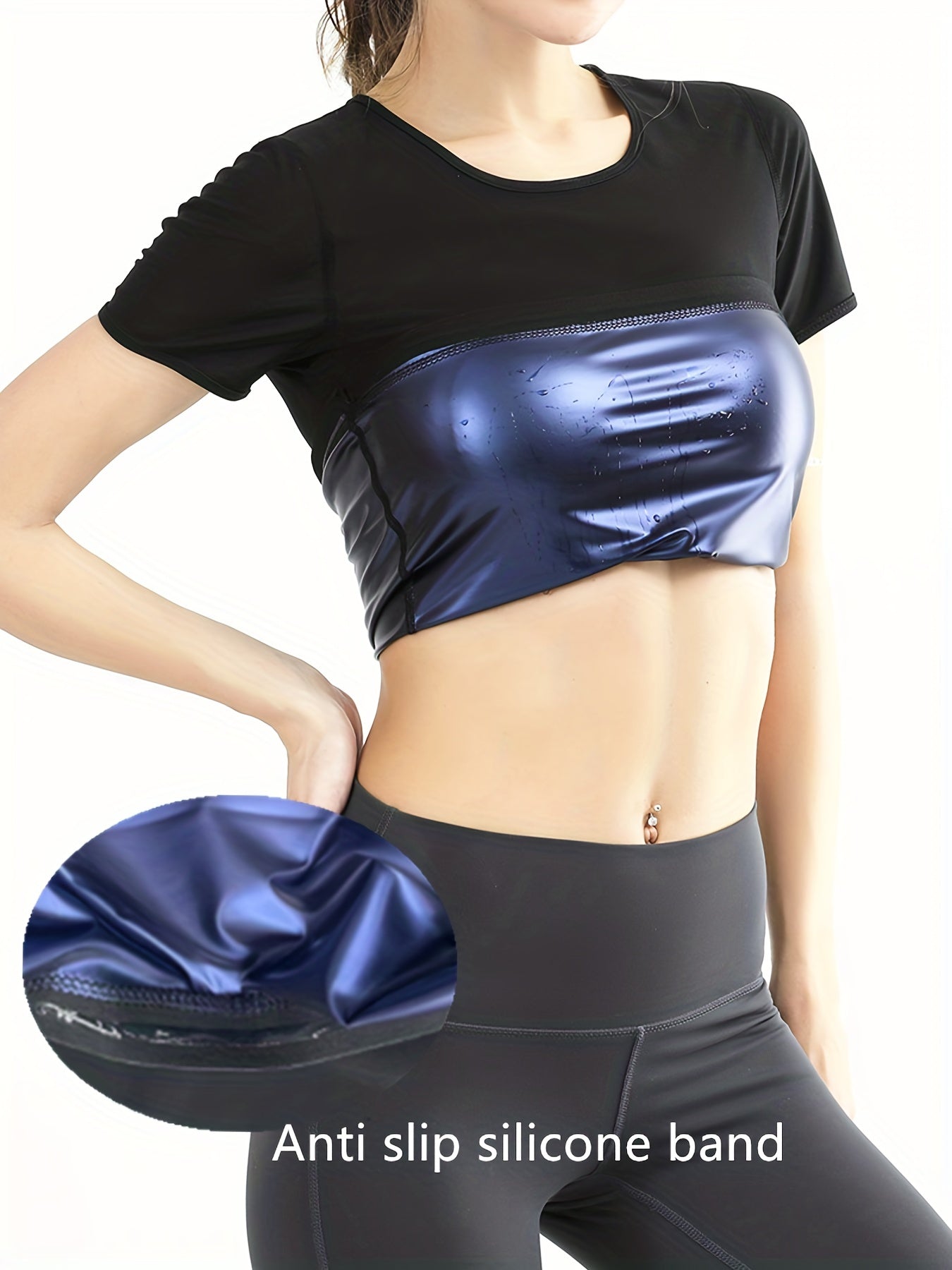 Slimming T-Shirt Women's Activewear Yoga Fitness Top