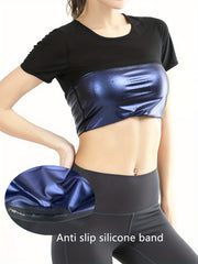 Slimming T-Shirt Women's Activewear Yoga Fitness Top