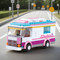 Grain City Dining Car Building Block Set Mini Kitchenware Toys