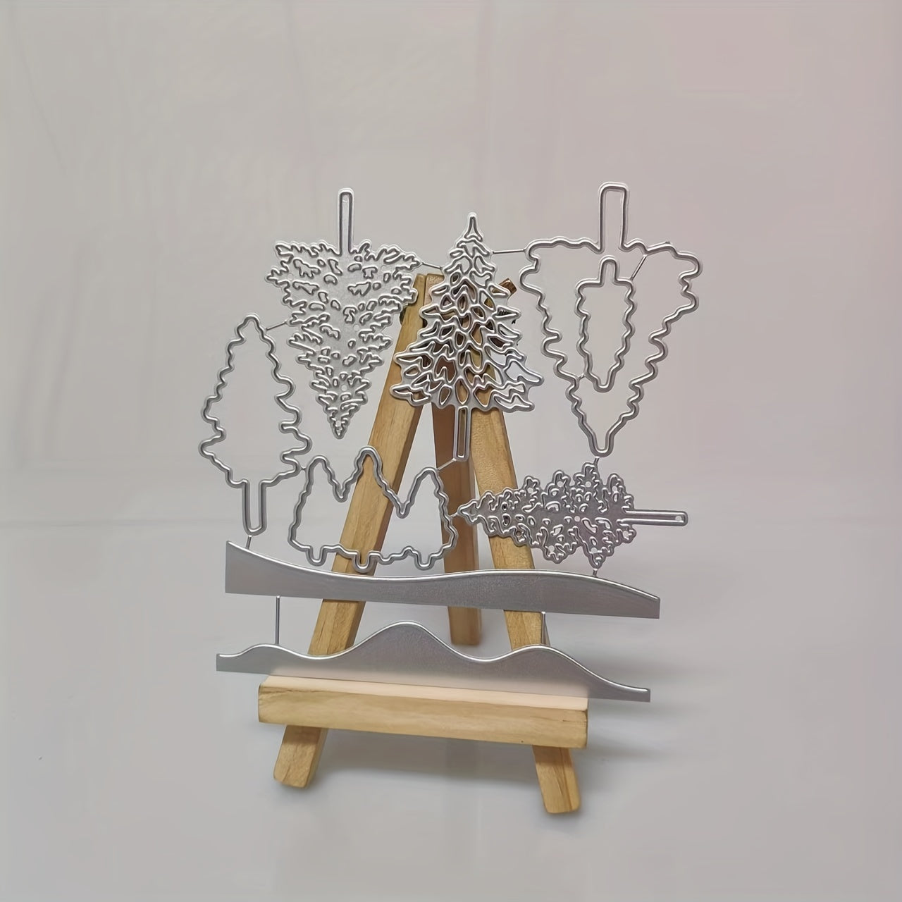 Trees Metal Cutting Dies And Stamps For Scrapbooking DIY Craft