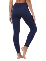 High Elastic Fitness Running Yoga Sports Thick Warm Leggings
