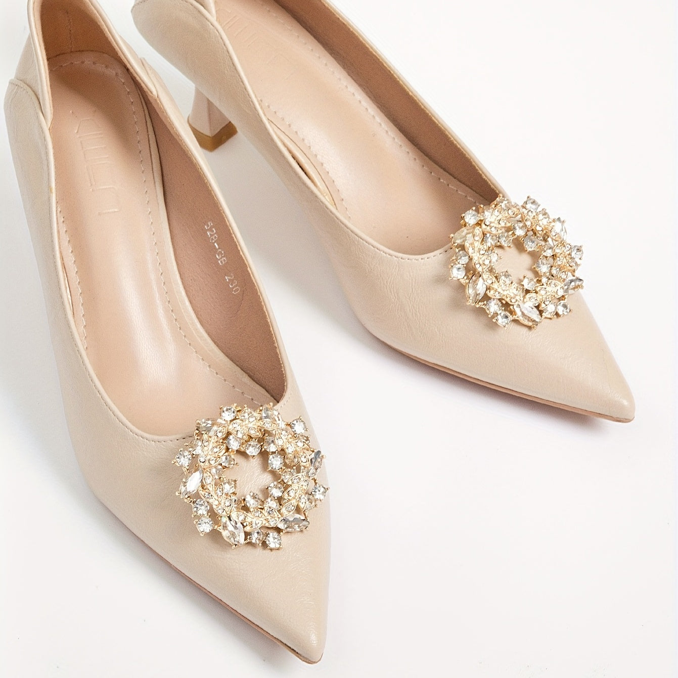 Crystal Flower Shoe Clips - Wedding High Heels Decoration