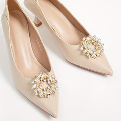 Crystal Flower Shoe Clips - Wedding High Heels Decoration