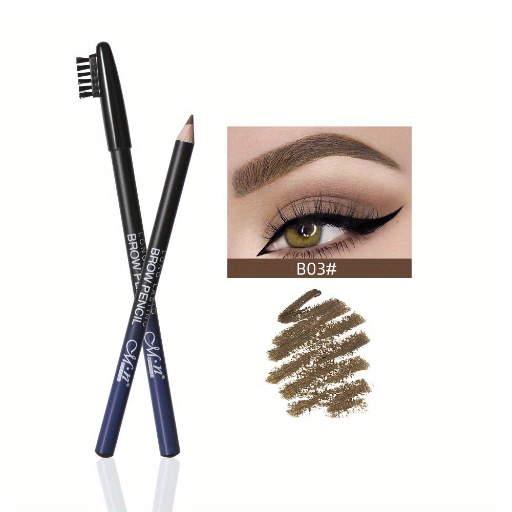 Wooden Rod Eyebrow Pencil Hardrefill Tattoo Makeup Artist