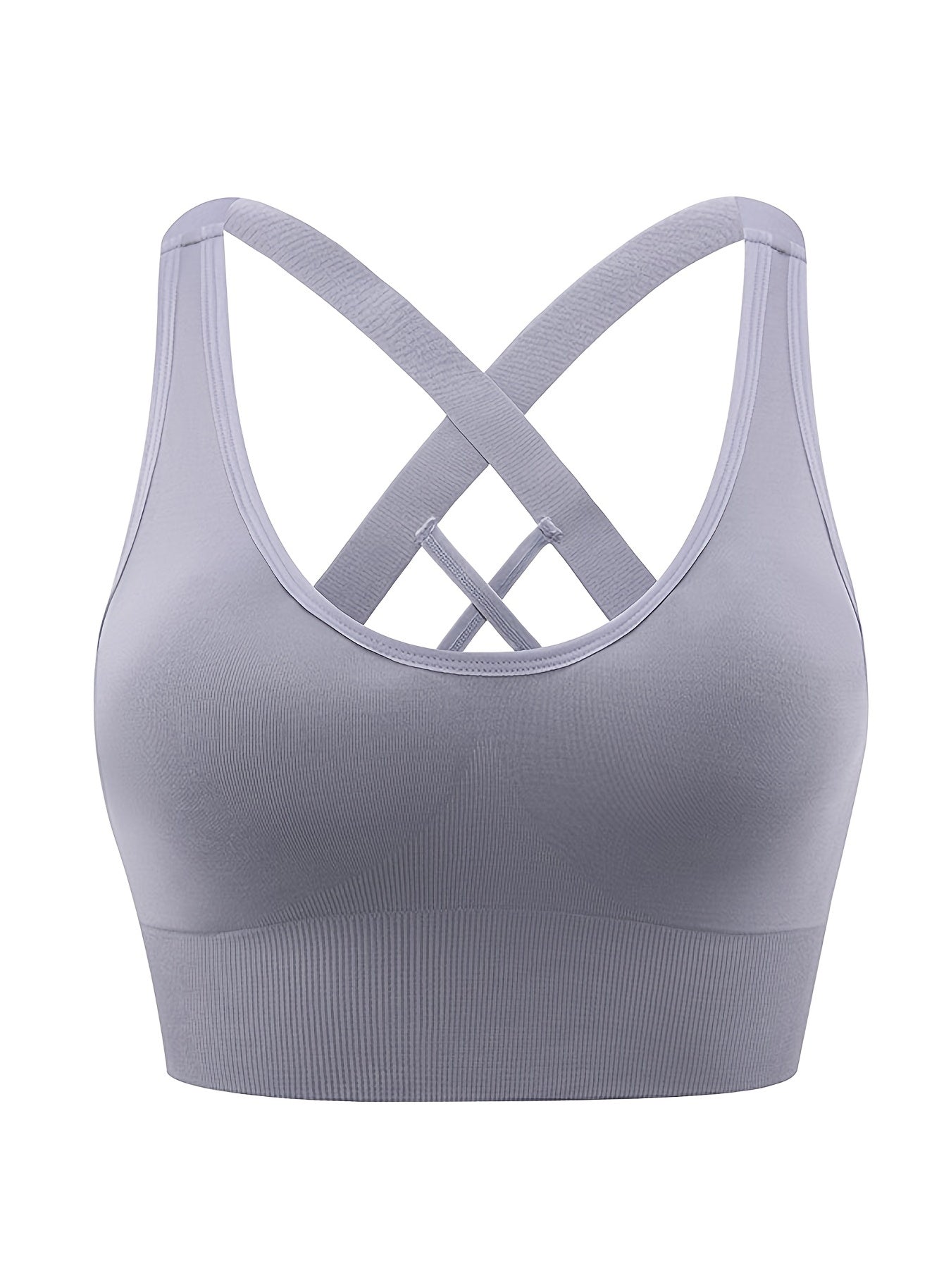 3 Pcs Women's Criss Cross Outerwear Sports Bra Yoga Tank Bra