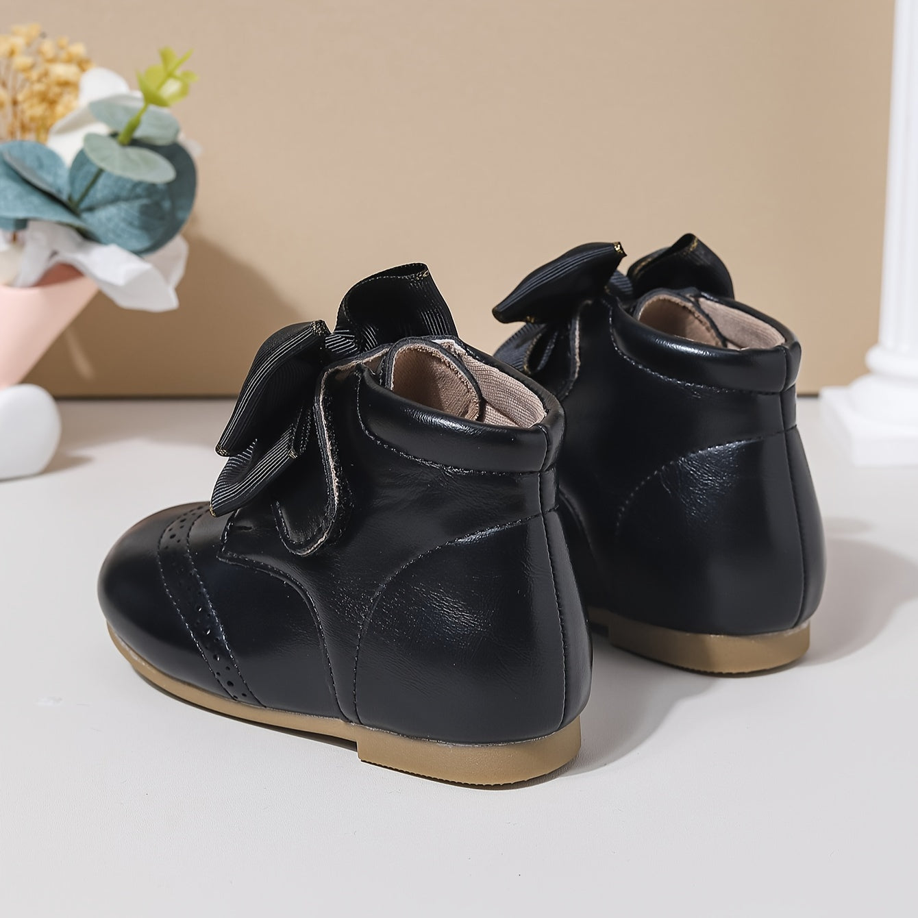 Girls Bowknot Boots Spring Fall Winter