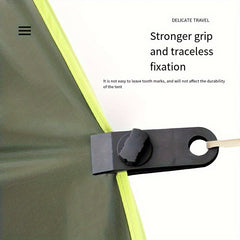 10pcs Outdoor Tent Clamps Ultra light Windproof Clip