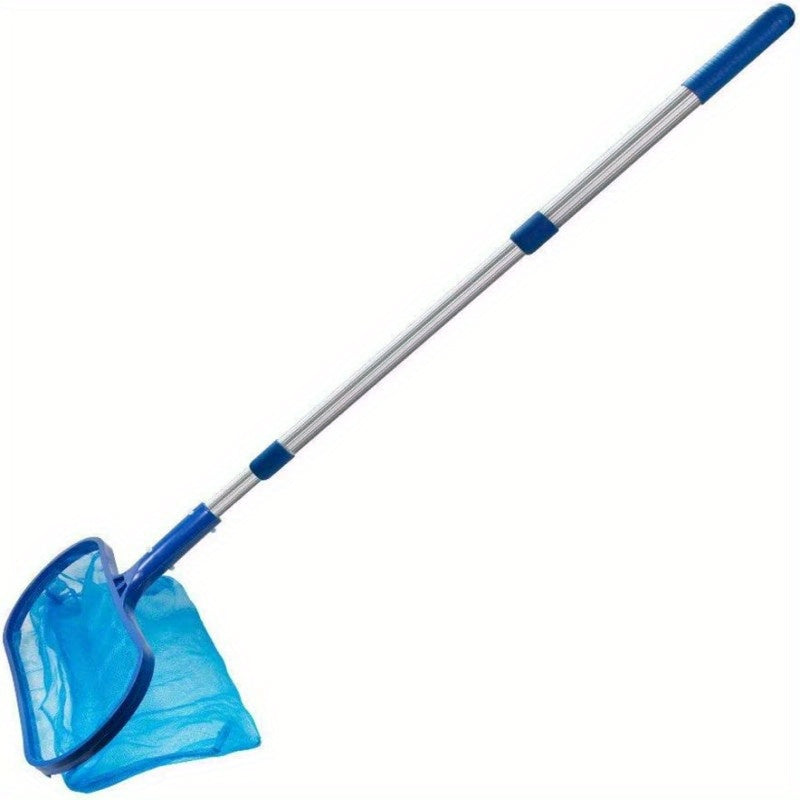 Deep Skimmer Net with Telescopic Pole - Pool Leaf Skimmer Fine Mesh Net