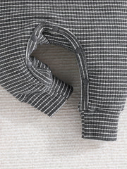 Baby Boy's Striped Bodysuit Long Sleeve Romper