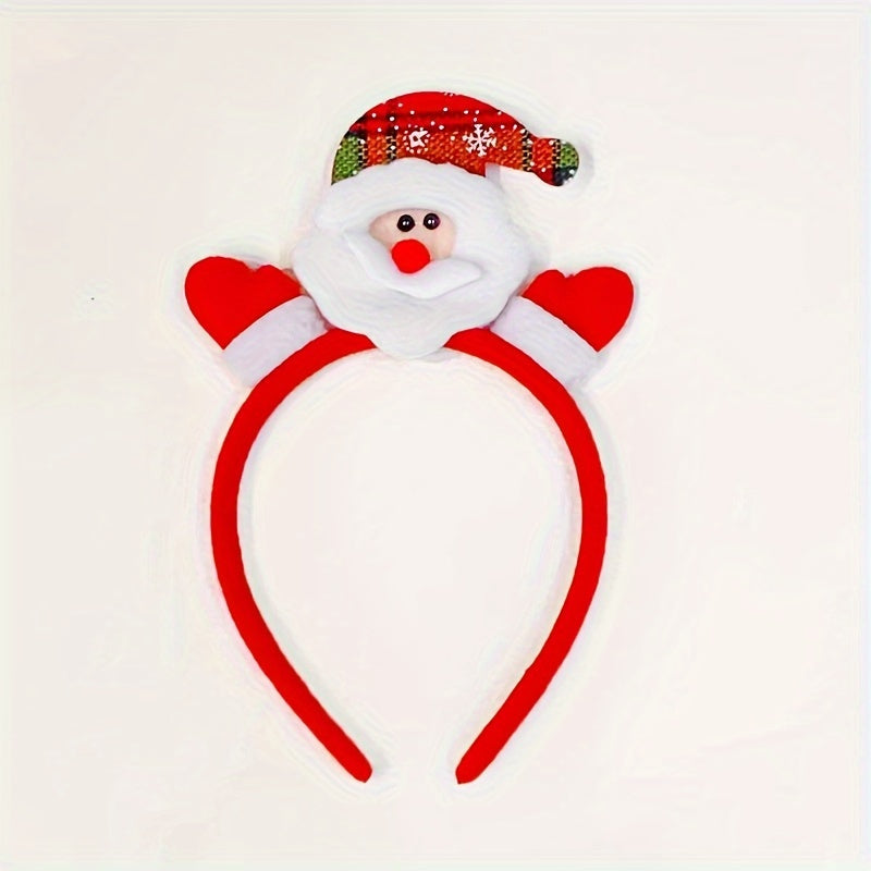 Christmas Headband Snowmen & Reindeer Horns for Old People