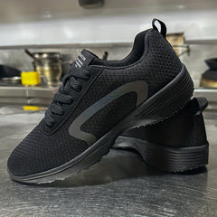 Men's Slip Resistant Chef Shoes Kitchen Work Safety Shoes