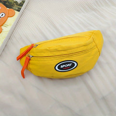 Kids Canvas Waist Bag - Casual Chest Bag for Boys