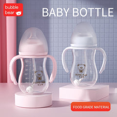 Baby Feeding Bottle Plastic Anti-fall Wide Bore Anti-flatulence Milk Bottle